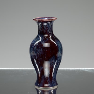 Lot 159 - (R) CHINESE FLAMBE-GLAZED POTTERY 19TH CENTURY