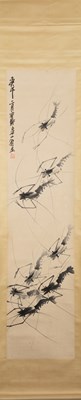 Lot 142 - QI BAISHI (1864-1957) CHINESE SHRIMPS PAINTING