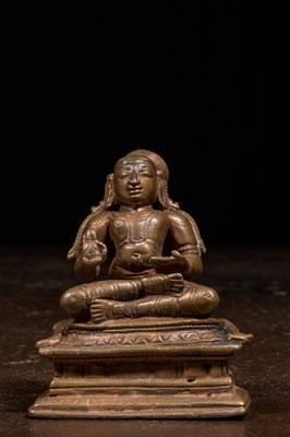 Lot 173 - SEATED SAINT INDIA 17TH CENTURY