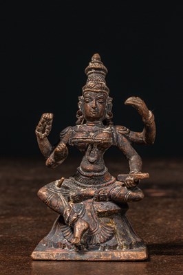 Lot 74 - PRAJNAPARAMITA BRONZE INDIA ABOUT 1850'S