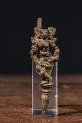Lot 18 - STANDING PARVATI BRONZE INDIA 18TH CENTURY