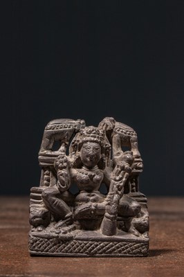 Lot 36 - GAYALAKSHMI STONE CARVING 10TH CENTURY KASHMIR REGION