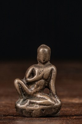 Lot 151 - SEATED BRONZE TOKCHA TIBET 12TH CENTURY