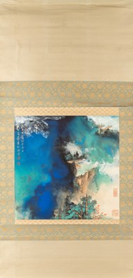 Lot 183 - A SPLASH-INK LANDSCAPE BY ZHANG DAQIAN (1899–1983), CHINA
