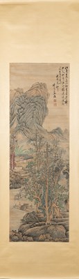 Lot 197 - A LANDSCAPE PAINTING BY LAN YING (1585–1664), CHINA, MING DYNASTY