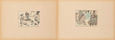 Lot 468 - (R) TWO JAPANESE WOODBLOCK PRINTS EDO PERIOD, 19TH CENTURY