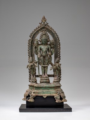 Lot 277 - VISHNU WITH CONSORTS