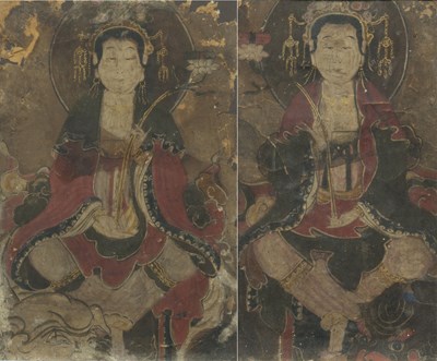 Lot 121 - TWO CHINESE PAINTINGS