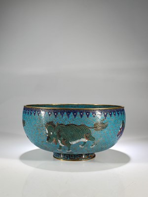 Lot 44 - CLOISONNE BOWL