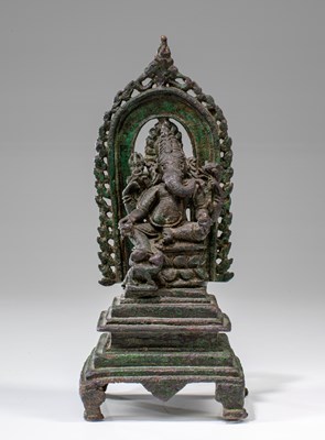 Lot 333 - SEATED GANESHA