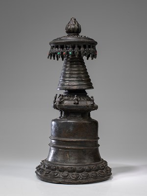 Lot 293 - LARGE STUPA