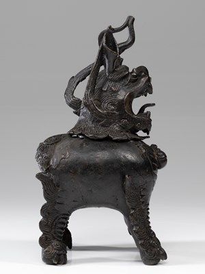 Lot 109 - BRONZE LU DUAN CHINA MING DYNASTY