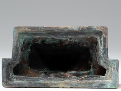 Lot 305 - SEATED GANDHARA STYLE BRONZE BUDDHA 1950'S