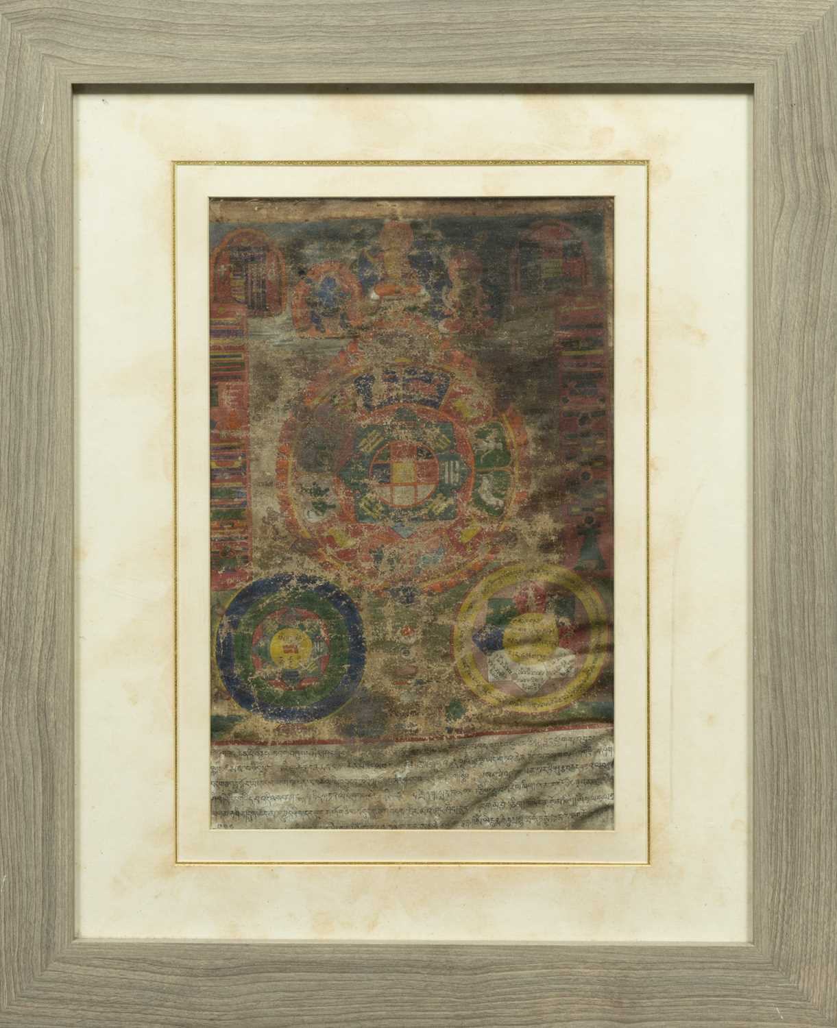 Lot 24 - FRAMED MEDICINE THANGKA