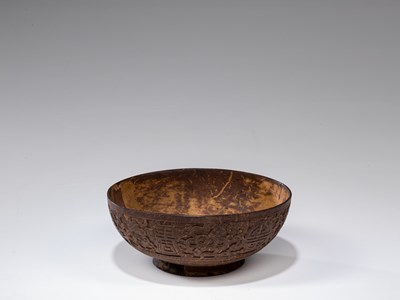 Lot 382 - WOOD BOWL