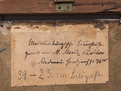 Lot 123 - Marie Elisabeth Moritz (1860 - 1925 ) -  "M.-Lübben"