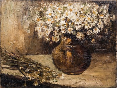 Lot 116 - Stillleben Blumenvase auf Tisch