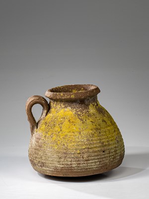 Lot 265 - BULBOUS CLAY POT