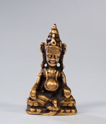 Lot 59 - SMALL SITTING JAMBHALA