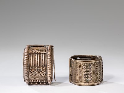 Lot 294 - (R) TWO SILVER BRACELETS