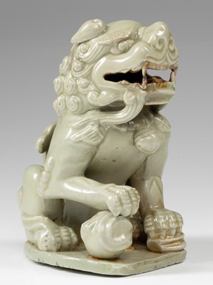 Lot 260 - CELADON LION