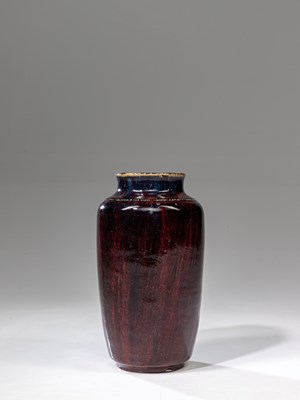 Lot 31 - (R) FLAMBE GLAZED VASE