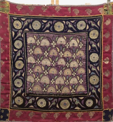 Lot 338 - (R) SILK CLOTH WITH SEWN IN MIRRORS