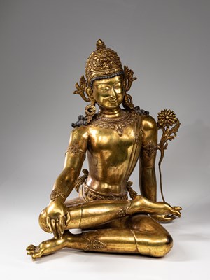 Lot 87 - LARGE INDRA SCULPTURE